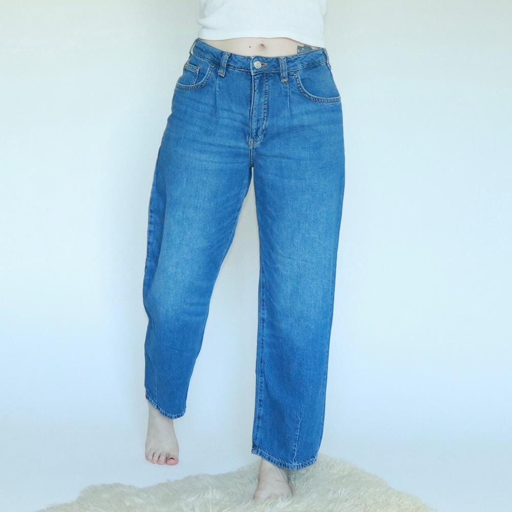 Pilcro *Anthropologie* The Breaker Relaxed (Barrel Leg/Tapered) Jeans - Size 29